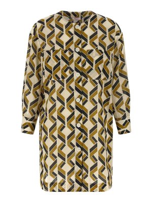 ERES: Knielange Kleider - Knielanges Kleid - Bunt