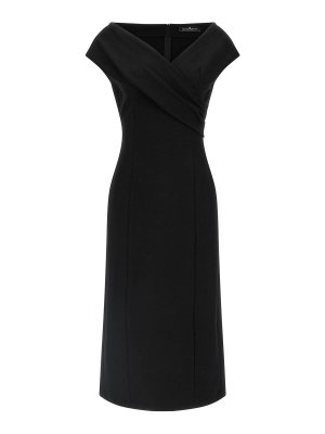 ERMANNO SCERVINO: Vestidos media pierna - Vestido Midi - Negro