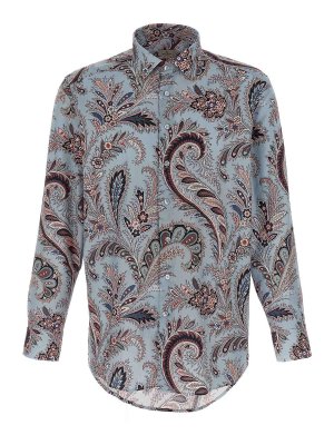 ETRO: Camisas - Camisa - Azul Claro
