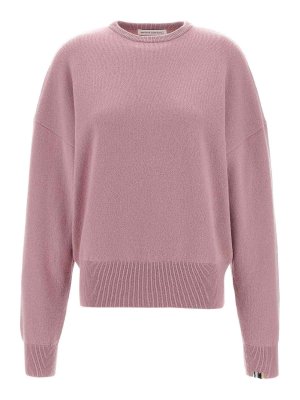 EXTREME CASHMERE: Strickpullover mit Rundhalsausschnitt - Rundhalspullover - Nude