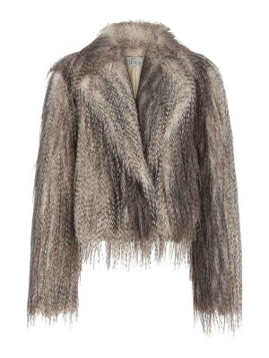 GIUSEPPE DI MORABITO: Fur & Shearling Coats - Eco Fur Long Hair