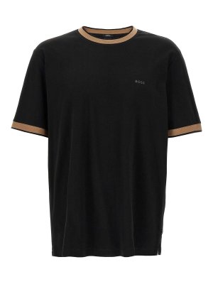Hugo Boss: T-shirts - T-Shirt - Schwarz