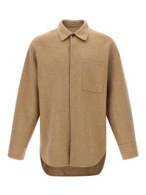 J.W. ANDERSON: blouses - Wool Overshirt