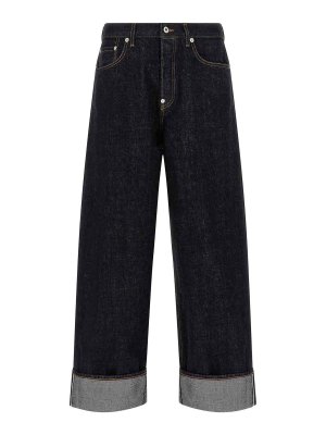 KENZO: Bootcut - Bootcut Jeans - Blau