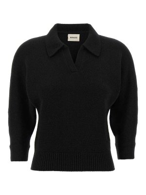 KHAITE: polo shirts - Herve Polo Shirt