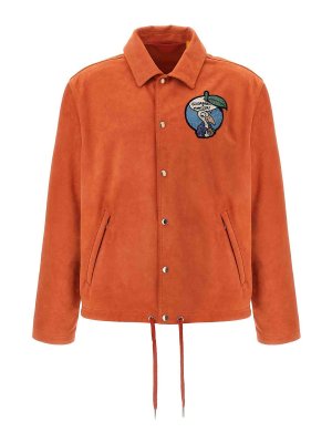 MONCLER: カジュアルジャケット - カジュアルジャケット - オレンジ