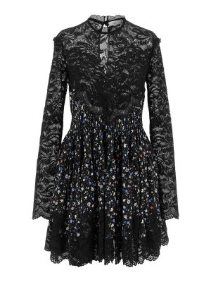 RABANNE: knee length dresses - Floral Lace Dress