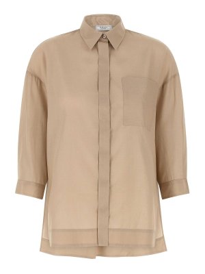 PESERICO: camicie - Camicia di orlo asimmetrica