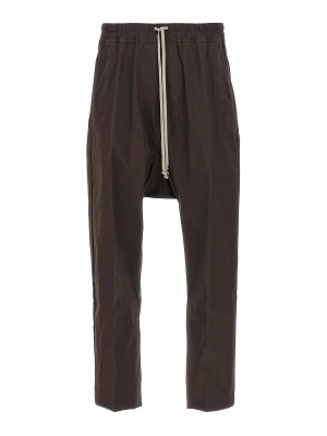 RICK OWENS: casual trousers - Drawstring Long Pants