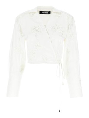 ROTATE Birger Christensen: シャツ - シャツ - 白