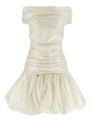 ROTATE Birger Christensen: knee length dresses - Off Shoulder Dress