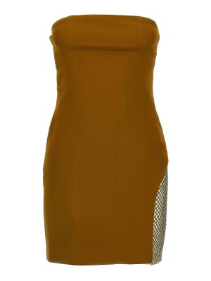 The Attico: knee length dresses - Sequin Insert Dress