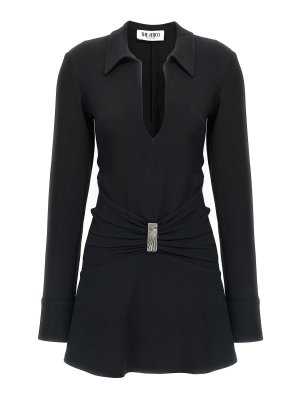 The Attico: knee length dresses - Mini Polo Dress