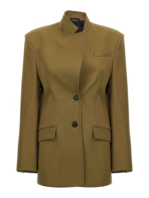 The Attico: Vestes de costume - Blazer - Vert