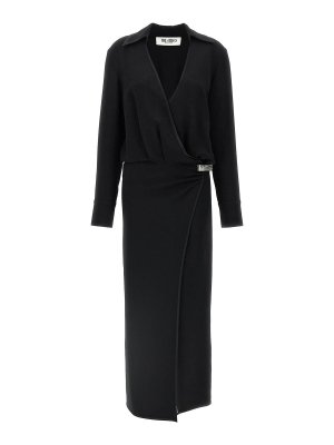 The Attico: knee length dresses - Wrap Dress