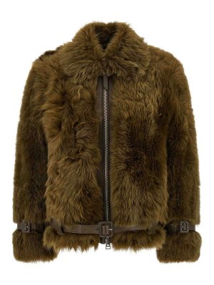 TOM FORD: Pelz und Shearling - Pelz - Grün