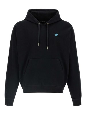 VERSACE: Sweatshirts & Sweaters - Patch Hoodie