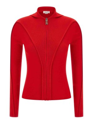 VICTORIA BECKHAM: Cardigans - Cardigan - Rot