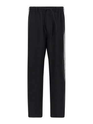 Y-3: tracksuit bottoms - 3-Stripes Joggers