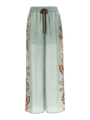 ZIMMERMANN: Pantalones casual - Pantalón Casual - Azul Claro