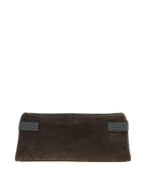 BRUNELLO CUCINELLI: clutches - Essence Pouch