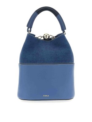 FURLA: Sacs seau  - Sac Seau - Bleu Clair