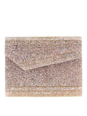 JIMMY CHOO: Clutch - Pochette - Couleur Chair