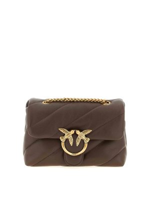 Pinko: cross body bags - Love Mini Puff Crossbody Bag