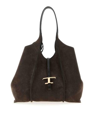 TOD'S: Handtaschen - Shopper - Braun