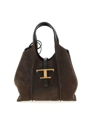 TOD'S: Sacs à main - Sac Cabas - Marron