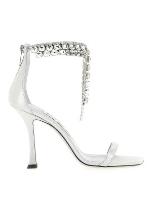 JIMMY CHOO: Sandalen - Sandalen - Silber