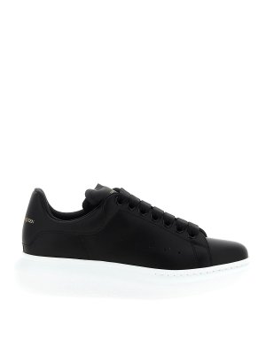 【未使用】ALEXANDER MCQUEEN 定価10万円　黒　フラットシューズ オーバーサイズドスニーカー | ブラック | Alexander McQueen JP