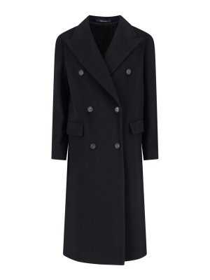 TAGLIATORE: short coats - Double -breasted midi coat