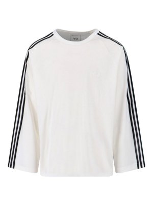 Y-3: t-shirts - Logo shirt