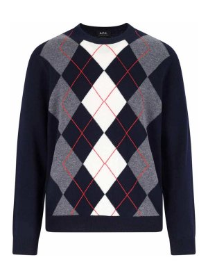 A.P.C.: boat necks - Virgin wool sweater