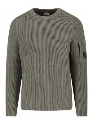 C.P. COMPANY: boat necks - Logo sweater