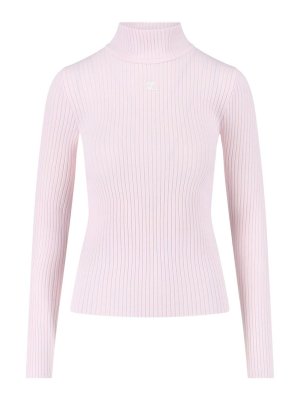 Courreges: Turtlenecks & Polo necks - Logo Dolcevita