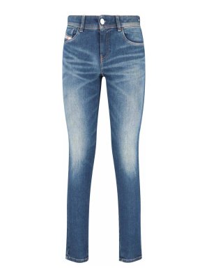 DIESEL: Bootcut - Bootcut Jeans - Blau