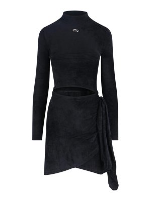 DIESEL: knee length dresses - Midi Logo dress