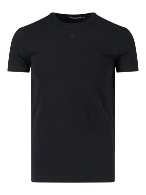 DOLCE & GABBANA: Tシャツ - Tシャツ - 黒