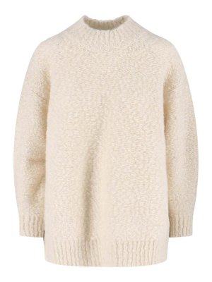 ISABEL MARANT: U-Boot-Ausschnitt - U-Boot-Pullover - Weiß