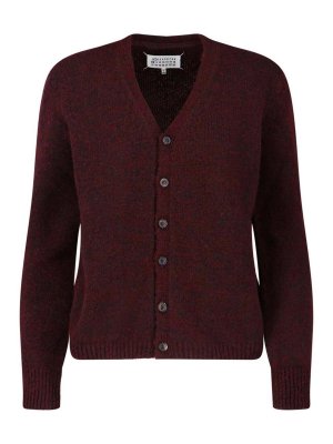 Maison Margiela: Cardigans - Cardigan - Rot