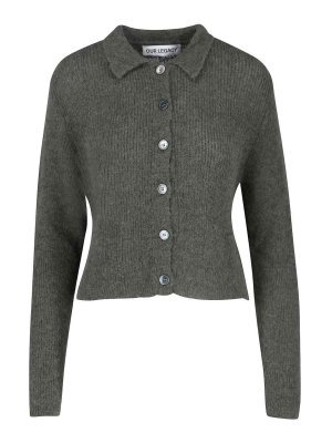 OUR LEGACY: Col bateau - Pull Col Bateau - Vert