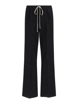 RICK OWENS: カジュアルトラウザー - カジュアルパンツ - 黒