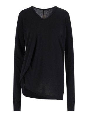 RICK OWENS: Tシャツ - Tシャツ - 黒