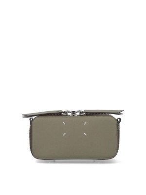 Maison Margiela: Schultertaschen - Schultertasche - Grau