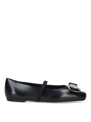 FERRAGAMO: Ballerines - Ballerines - Noir