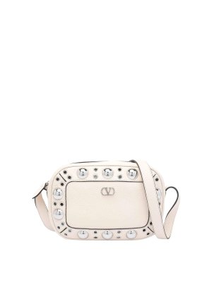 VALENTINO GARAVANI: cross body bags - Leather Nellcote Crossbody Bag