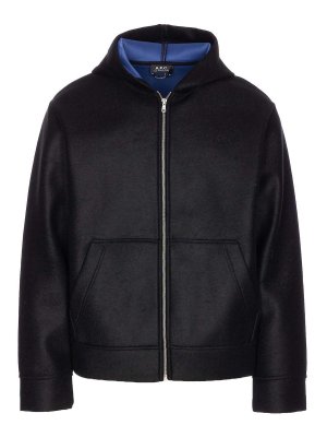 A.P.C.: Sweatshirts & Sweaters - Alvin Zip Hoodie