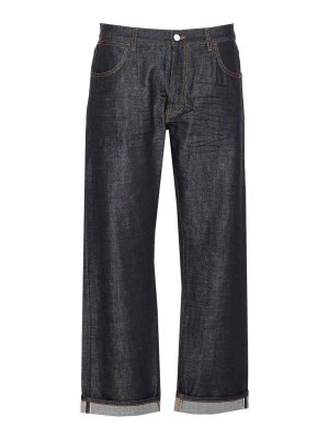 AMISH: Bootcut - Bootcut Jeans - Schwarz
